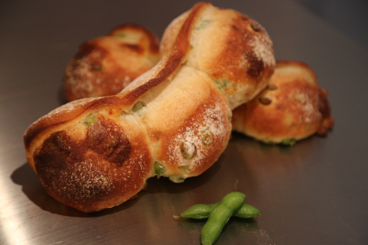 枝豆パンの写真